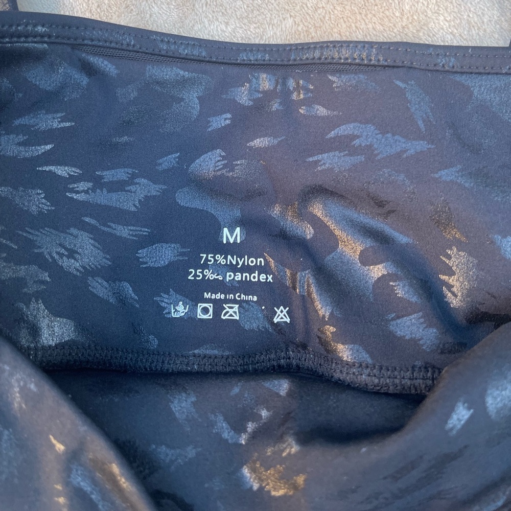 Black Camouflage Leggings - Picture 10 of 10